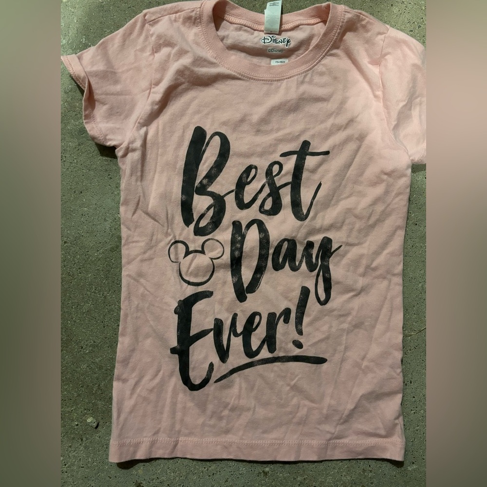 “Best day ever” disney themed girls t shirt